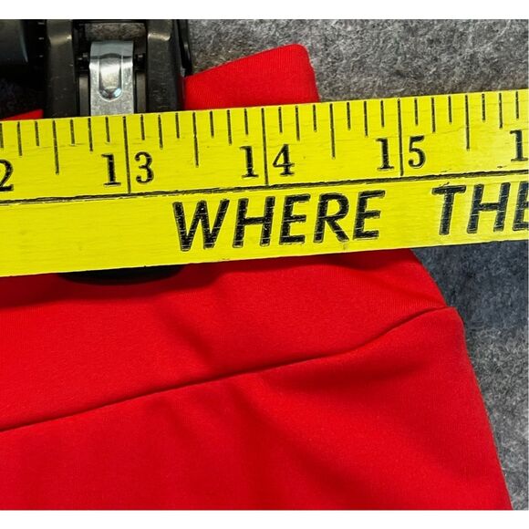 LOU KEITH Skort Large Red A-Line Mini Flat Front Tennis Pickleball Activewear - Picture 6 of 8